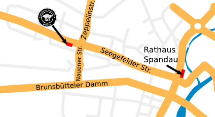 Standort des Spander Judo Club 1951 in der Klosterfeld-Grundschule. Seegefelder Str. 125-131, 13583 Berlin